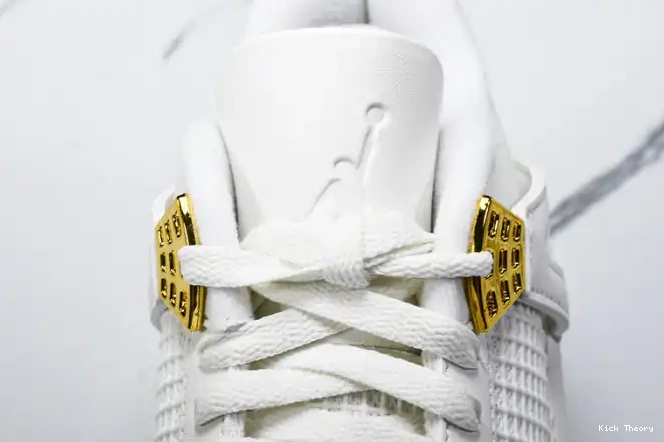 Kick Theory Jordan Gold 4 AQ9129-170 Metallic Retro 0511